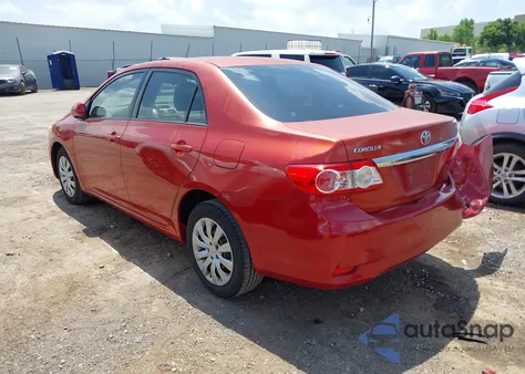 2012 Toyota Corolla Le from USA, damaged, VIN JTDBU4EE4C9176591